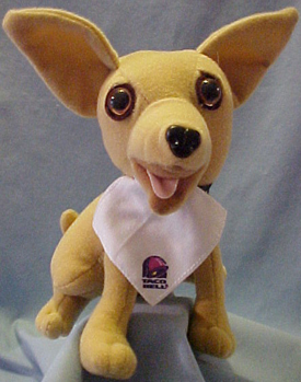 taco bell chihuahua toys